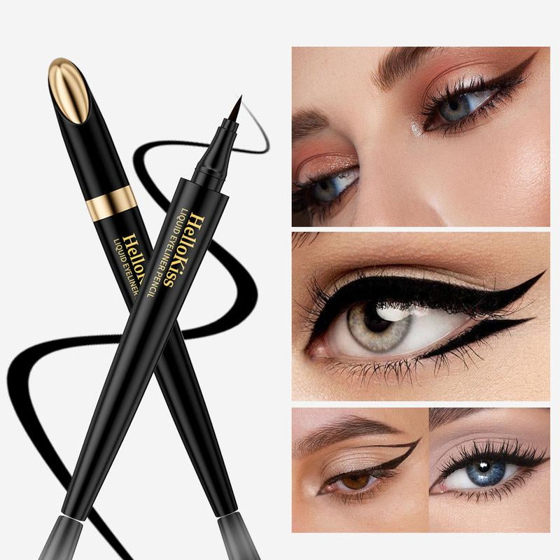 Hellokiss Long-Lasting Eyeliner - Lightweight, Waterproof, Vegan,Cruelty-Free,24-Hour Smooth Application,Ultra- Creamy and Silky Smooth Texture.